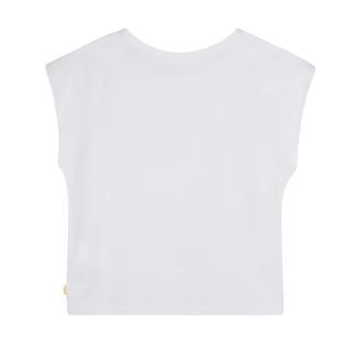 T-Shirt Blanc Fille Billieblush U21038 vue 0