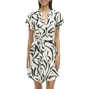 Robe Blanche/Noire Femme Vila Viclo vue 0