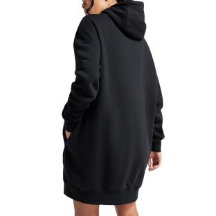 Sweatshirtkleid Schwarz Damen Converse Longline Ansicht 0