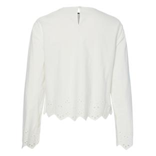Blouse Blanche Femme Pieces Salmina vue 0