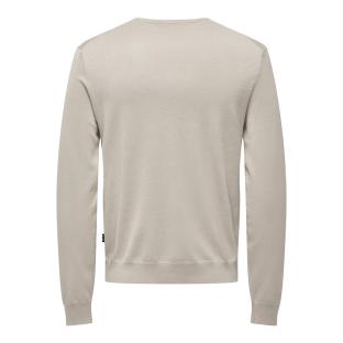 Beiger Herrenpullover „Only & Sons Life Crew Knit“ Ansicht 0
