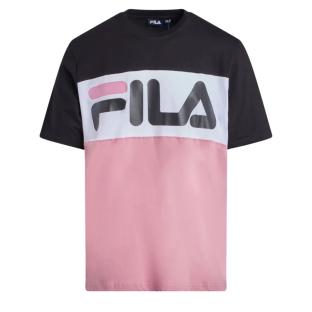 T-shirt Rose/Noir Homme Fila Flat Matte vue 0
