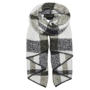 Écharpe Noire/Kaki à Motifs Femme Only Lima vue 0