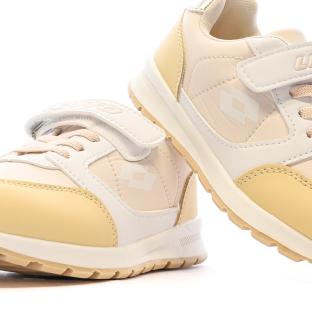 Baskets Beige/Jaune Fille Lotto Verone vue 0