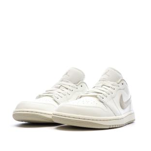 Basket Écru/Marron Mixte Nike Air Jordan 1 Low vue 0
