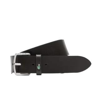 Schwarzer Ledergürtel für Damen Lacoste Braid Ansicht 0