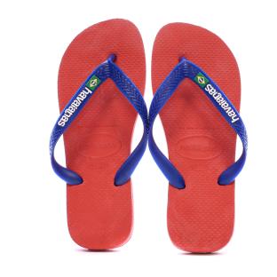 Tongs Rouge/Bleu/Jaune Femme Havaianas Slim 1740 vue 0