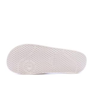 Claquettes Blanches/Vertes Homme Lacoste Serve vue 0