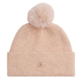 Bonnet Rose Femme Tommy Hilfiger Th Pom Pom vue 0