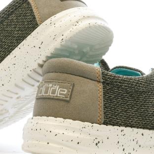 Hey Dude Wally Youth Khaki Boy's Shoes Photo of the Espace des Marques %store% store - view of %key%
