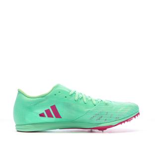 Chaussures d'Athlétisme Vertes Homme Adidas Distancestar vue 0