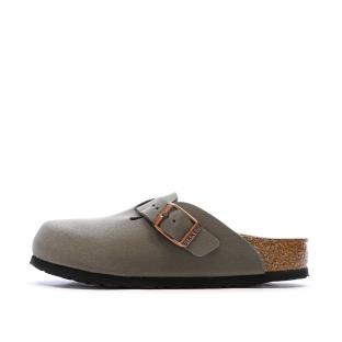 Sabots Marron Enfant Birkenstock Boston vue 0