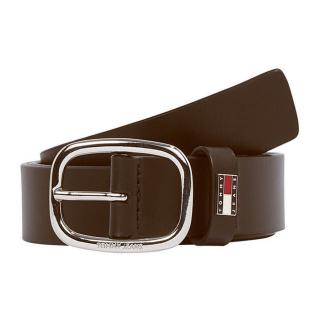 Dunkelbrauner Damengürtel von Tommy Hilfiger, oval Ansicht 0