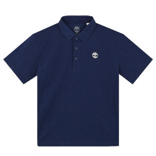 Polo Marine/Blanc Garçon Timberland T604371 vue 0
