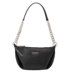 Women's Black Shoulder Bag Guess Eco Evaine Top Zip S Photo of the Espace des Marques %store% store - view of %key%