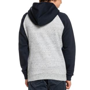 Quiksilver Easydzipyth Herren-Sweatshirt mit Reißverschluss, grau/schwarz Ansicht 0