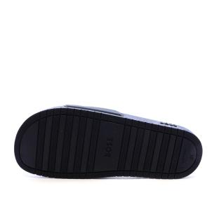 Claquettes Bleu Marine Homme BOSS Aryeh vue 0