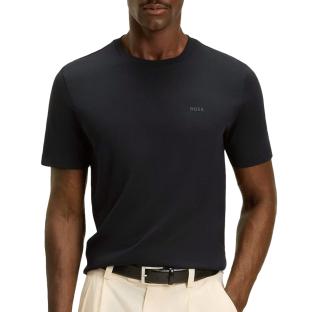 Camiseta negra de hombre Hugo Boss Thompson ver 0