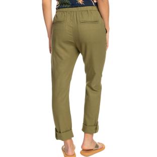 Women's Khaki Fluid Pants Roxy The Seashor Photo of the Espace des Marques %store% store - view of %key%