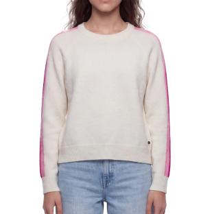 Women’s White/Pink Teddy Smith Nana Jumper Photo of the Espace des Marques %store% store - view of %key%