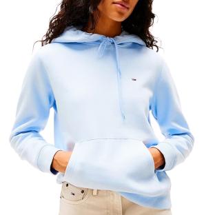 Hellblaues Damen-Kapuzensweatshirt Tommy Hilfiger Flag1 Ansicht 0