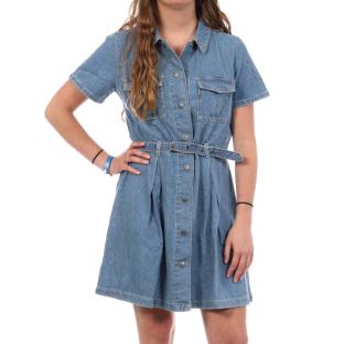 Kleid Blau Frau Jennyfer DULONE Ansicht 0