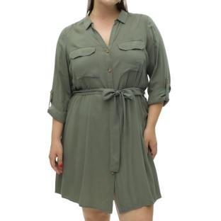 Kaki-Kleid für Damen von Vero Moda Vmbumpy Ansicht 0