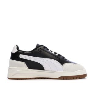 Puma Shuffle Downtownn Men’s White/Black Trainers Photo of the Espace des Marques %store% store - view of %key%