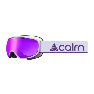 Skibrille Weiß/Violett Unisex Cairn Genius OTG Ansicht 0
