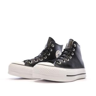 Converse Women's Chuck Taylor All Star Lift Black Sneakers Photo of the Espace des Marques %store% store - view of %key%