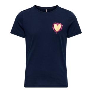 Camiseta azul marino para niña de la marca ONLY, modelo «nina» ver 0