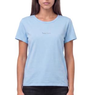 Teddy Smith Ribelles Women’s Blue T-Shirt Photo of the Espace des Marques %store% store - view of %key%
