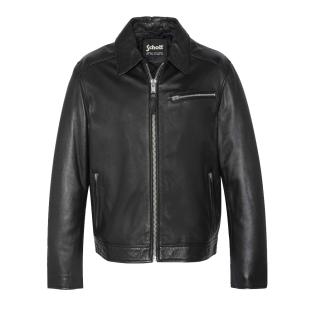 Blouson cuir Noir Homme Schott Mens Leather Jacket Schott vue 0