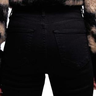 Jean Noir Femme Topshop Jamie Hr Slim vue 0