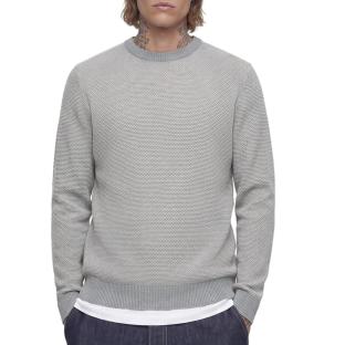 Jersey gris para hombre Jack & Jones Globe Knit ver 0