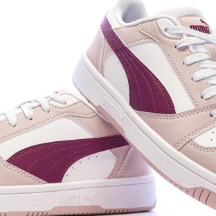Baskets Rose/Blanc Garçon Rebound Low vue 0