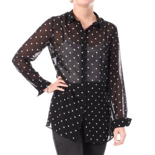 Chemise Noir/Blanche Femme Guess W1RH09W70Q0 vue 0