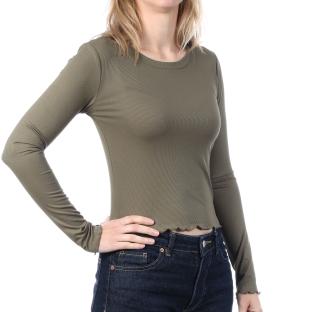 T-shirt Kaki Femme Vero Moda Sofia vue 0