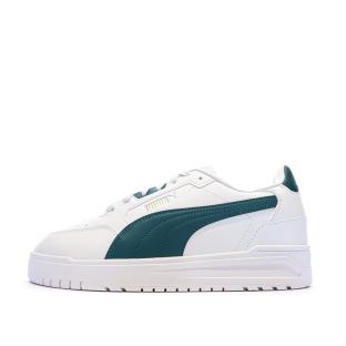 Weiß-grüne Herren-Sneaker Puma Shuffle Downtown Ansicht 0