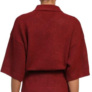 Pull Rouge Femme An'ge Romane vue 0
