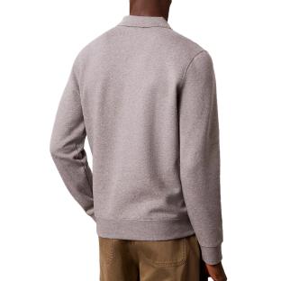 Polo Gris Homme Calvin Klein Jeans Terry vue 0