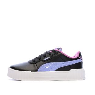 Baskets Noires/Mauves Fille Puma Carina 3.0 Jellyy vue 0
