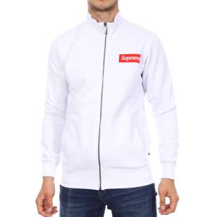 Veste Zippée Blanche Homme Supreme Grip Susy vue 0
