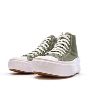 Women's Khaki Sneakers Converse Chuck Taylor All Star Move Photo of the Espace des Marques %store% store - view of %key%