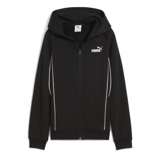 Sweatshirt mit Reißverschluss Schwarz Puma 688858 Ansicht 0