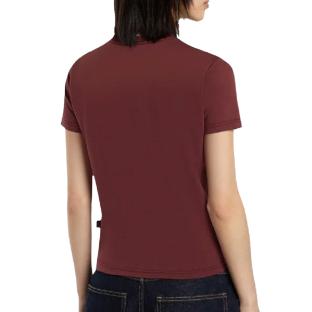 T-Shirt Rouge Femme Dickies Maple vue 0