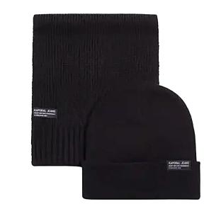 Coffret Bonnet + Écharppe Noir Homme Kaporal BERA vue 0