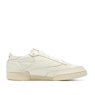 Baskets Blanche/Verte Homme Reebok Club C85 Vintage vue 0