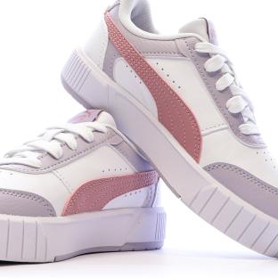 Zapatillas Puma Carina Mia Blanco/Malva, Niña ver 0