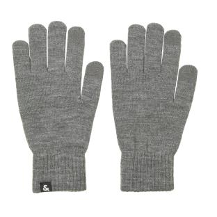 Handschuhe Grau Mann Jack &amp; Jones Knitted Gloves Ansicht 0